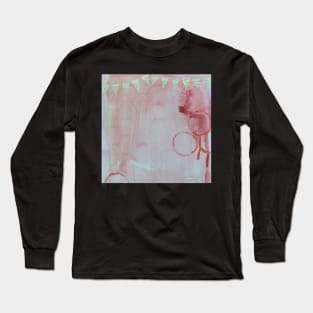 Abstract background illustration with faint circles Long Sleeve T-Shirt